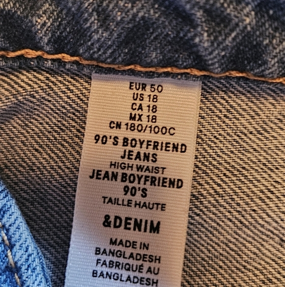 H&M Light Blue Straight Leg Jeans - Picture 4 of 4